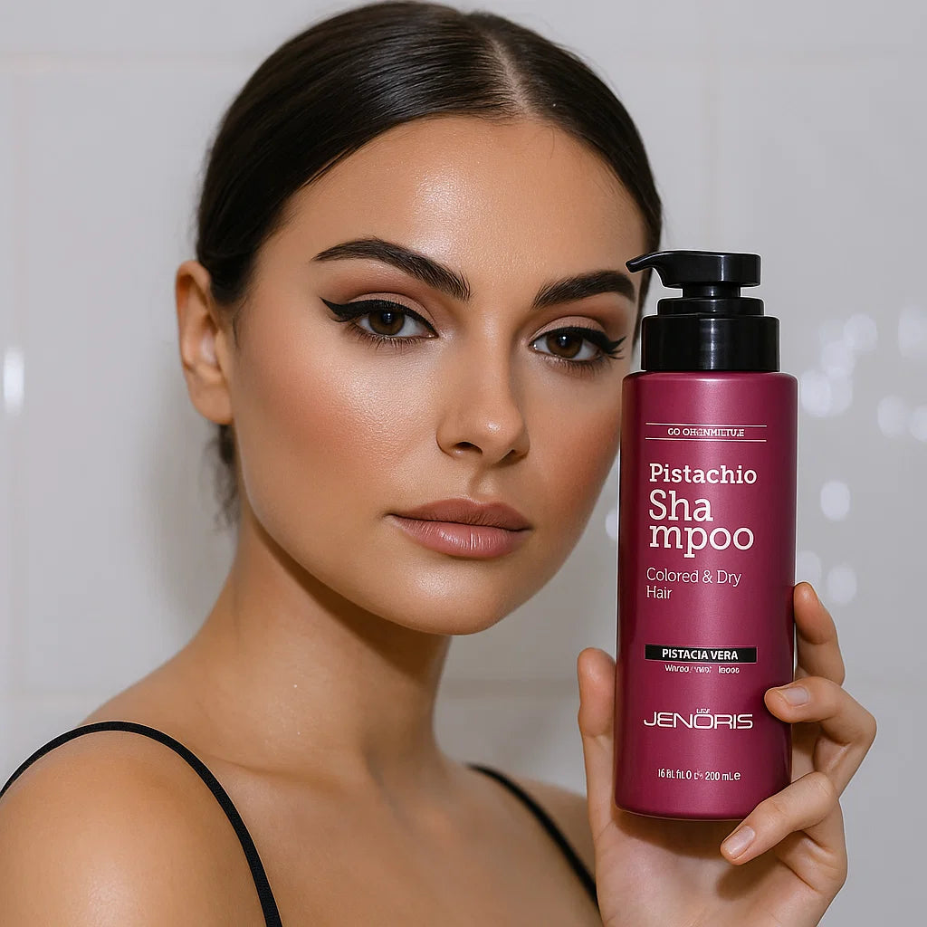 שמפו פיסטוק 1000 מ״ל לשיער צבוע או יבש-גנוריס