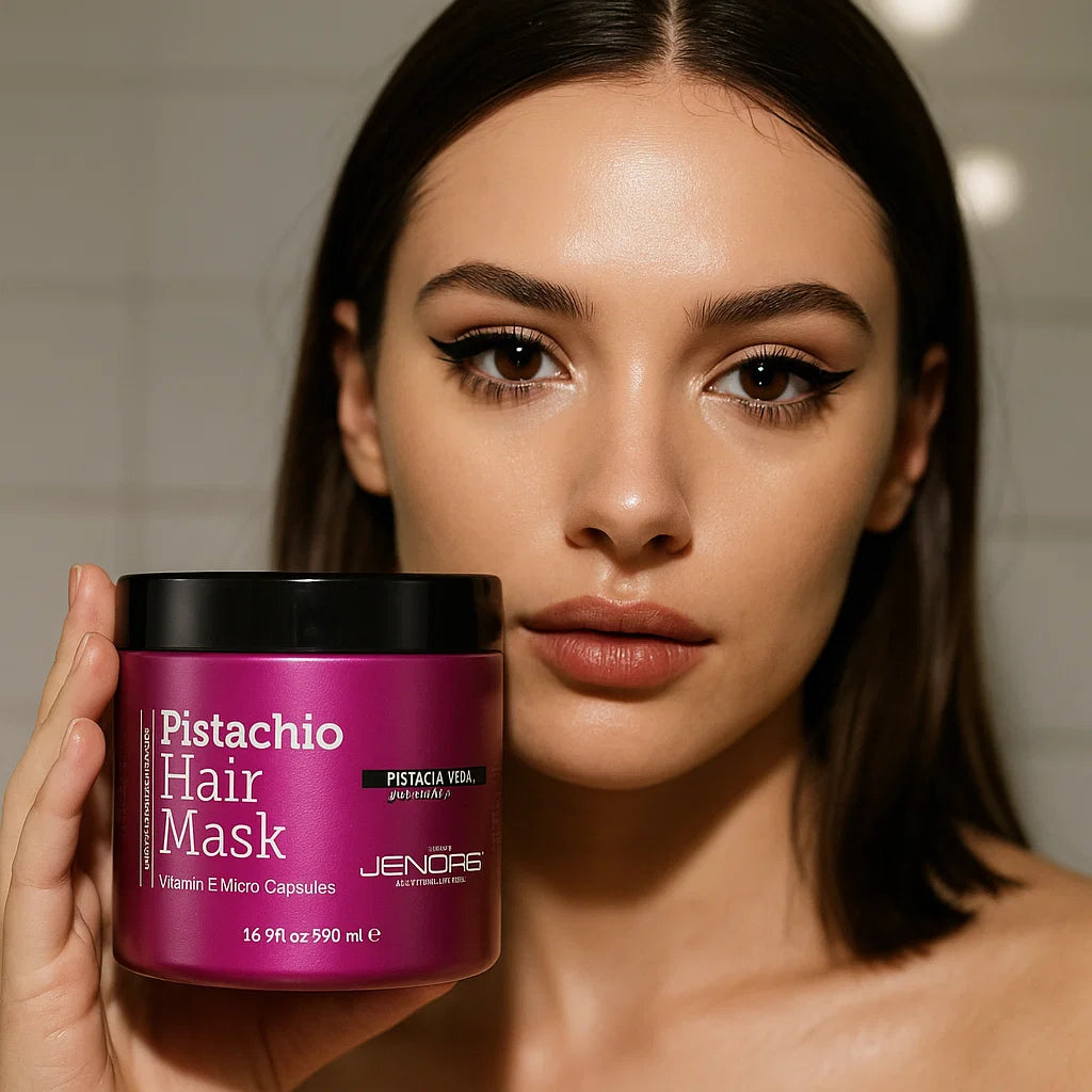 מסיכת פיסטוק לשיקום השיער 500 מ״ל- גנוריס