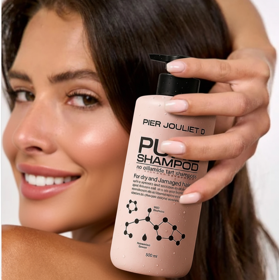 שמפו  ללא מלחים לשיער יבש צבוע ופגום PURE - פייר ג'ולייט